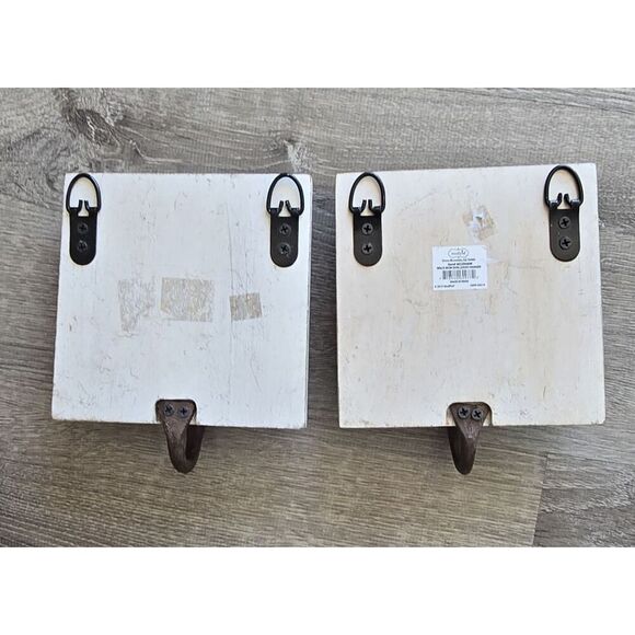 2 Mudpie WALK  WOOF Iron Hook Dog Leash Hanger HANGERS - Picture 8 of 11